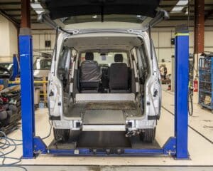 Lewis Reed Group | UK Supplier of Wheelchair Accessible Vehicles | WAV undergoing conversion